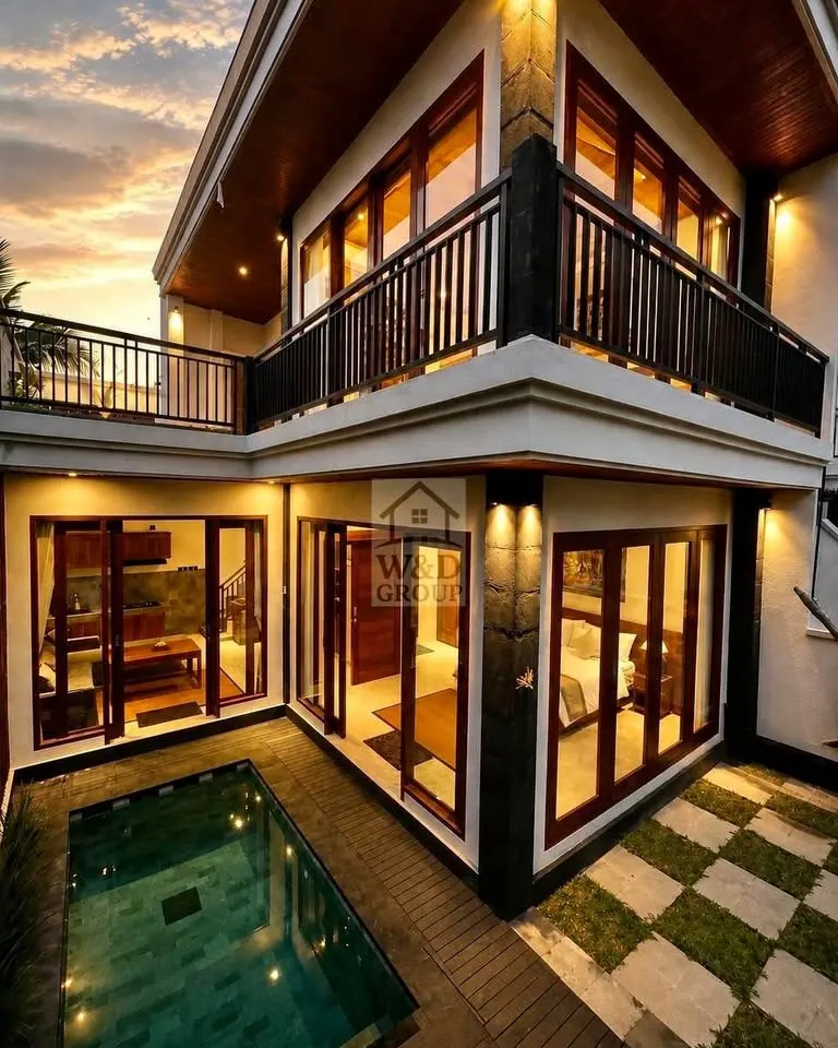 2 bedroom villa with private pool, panoramic jungle views