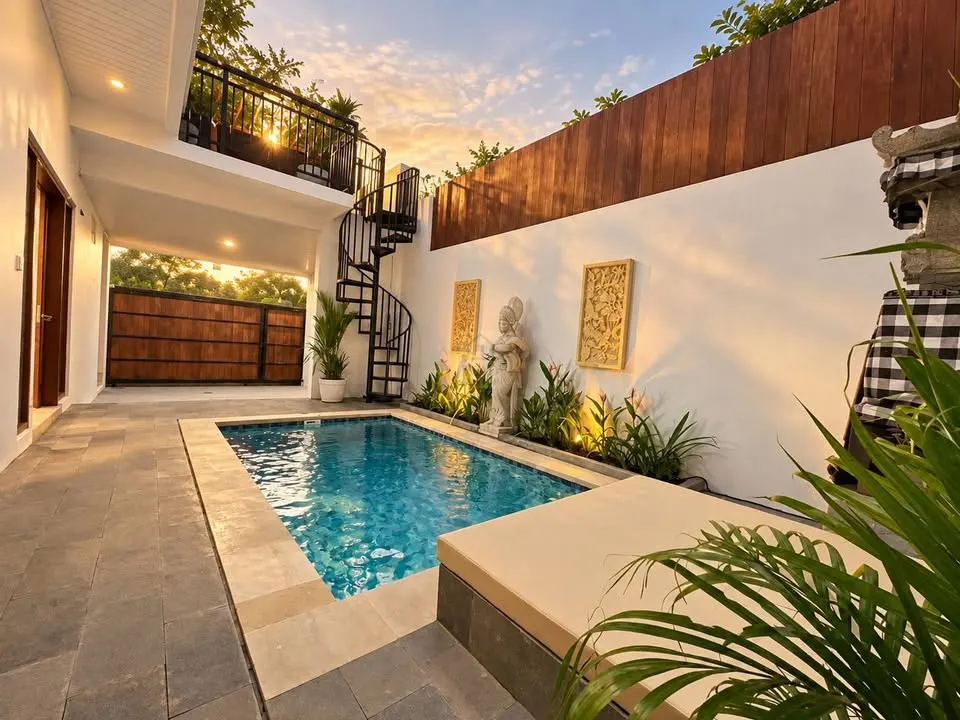 2 bedroom villa with private pool, surrounded by nature