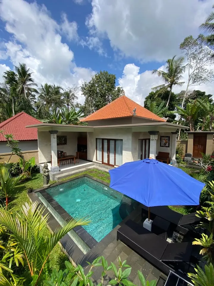 1 bedroom villa with private pool and bamboo forest view, close to Kedewatan