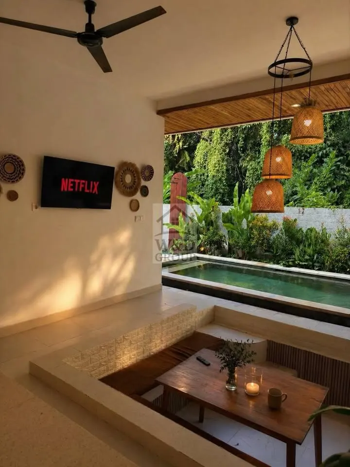 2 bedroom villa with pool and smart TV, near CrossFit Ubud
