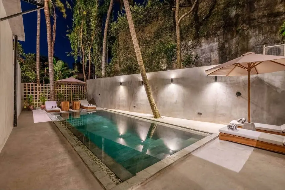 1 bedroom apartment with large pool, jungle view