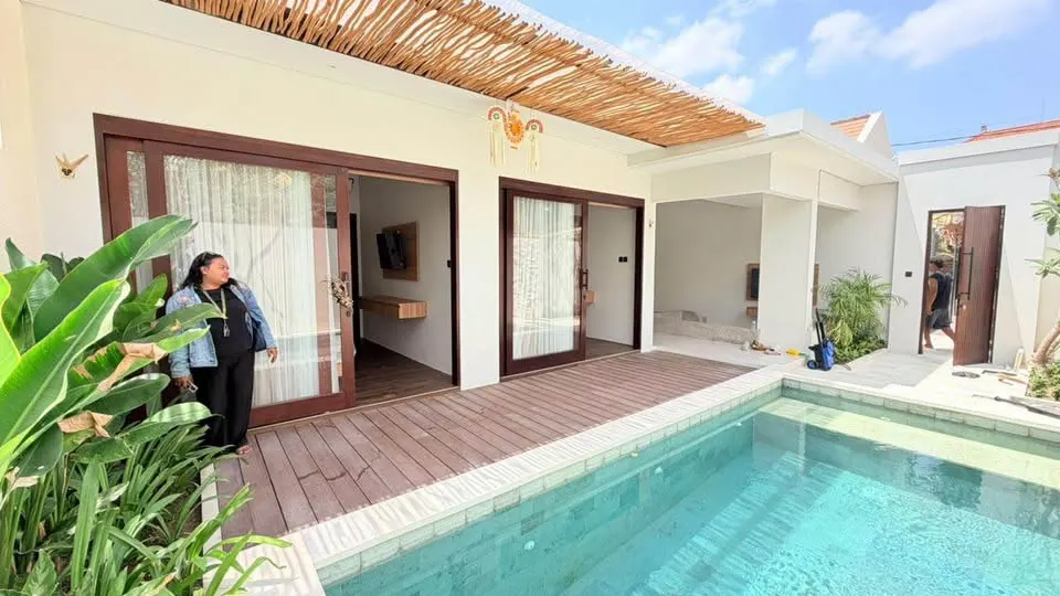 2 bedroom villa with private pool, comfortable living