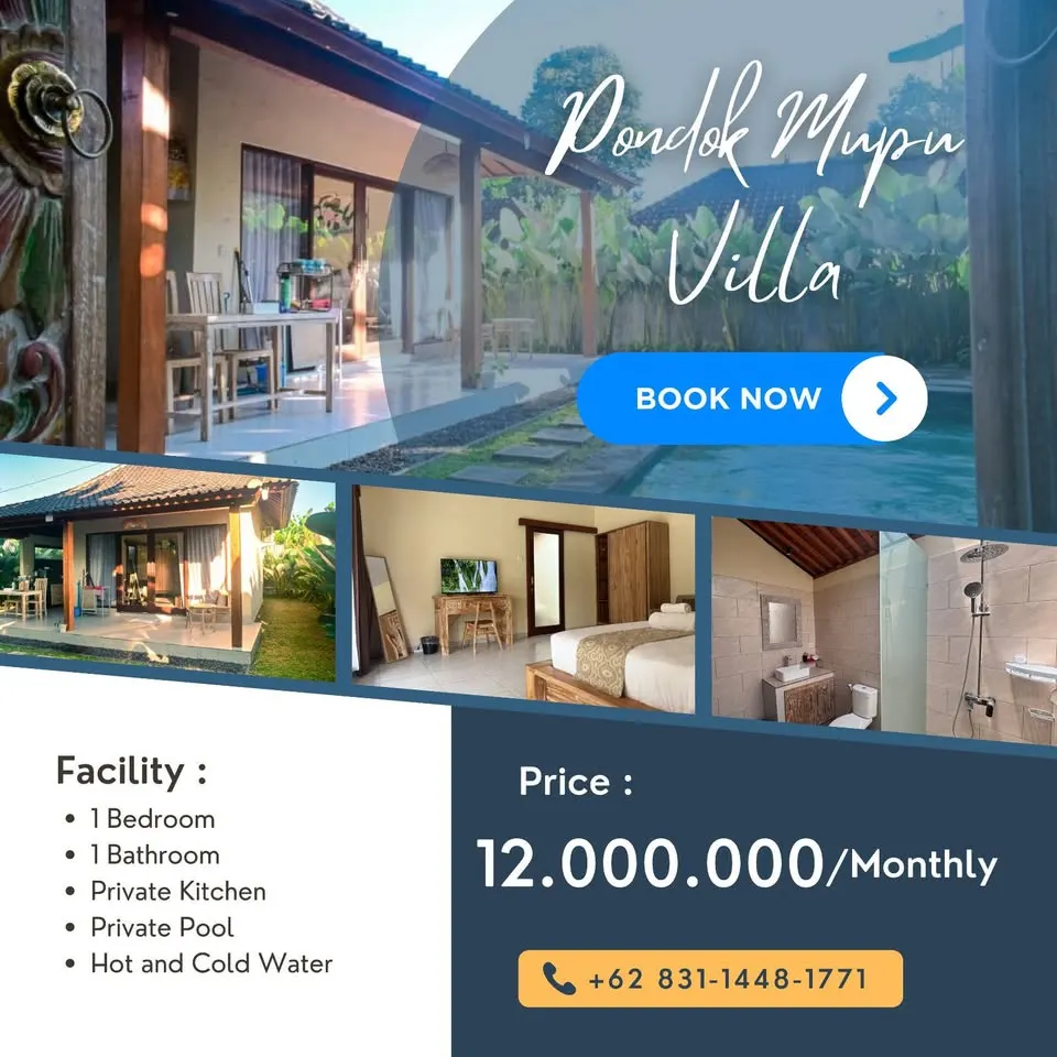 1 bedroom room with private pool