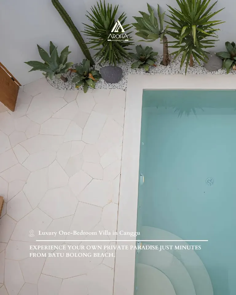 1 bedroom villa with private pool, close to supermarkets, restaurants, cafes and beaches