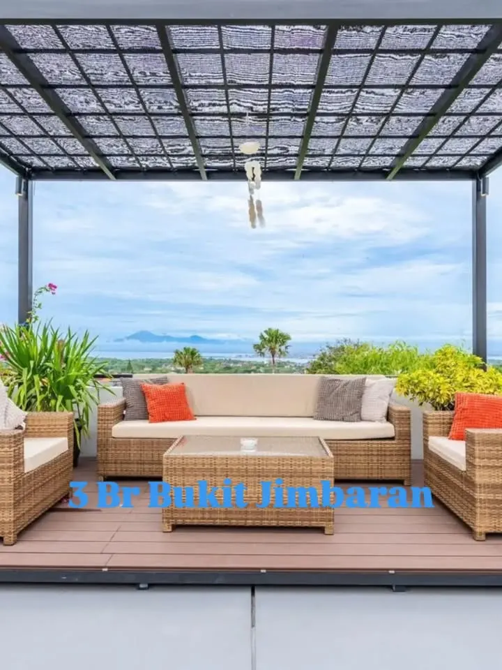 3 bedroom villa with big pool, nice view