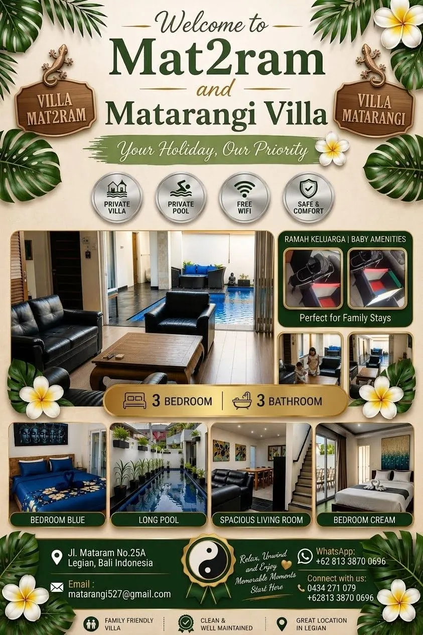 3 bedroom villa with private pool