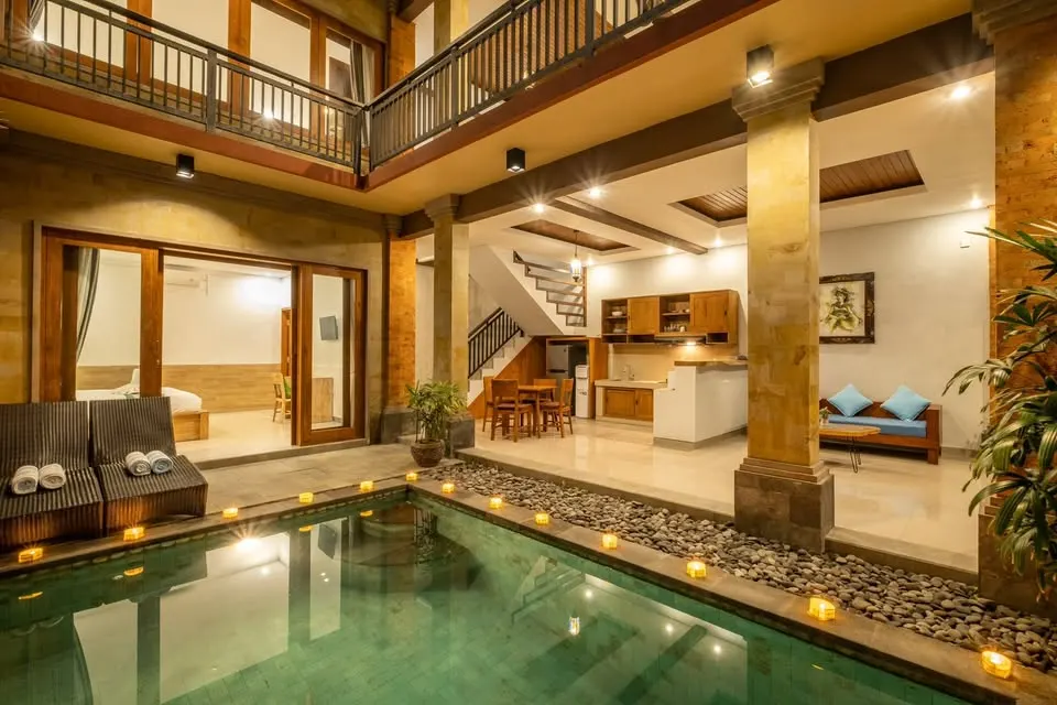 2 bedroom villa with private pool