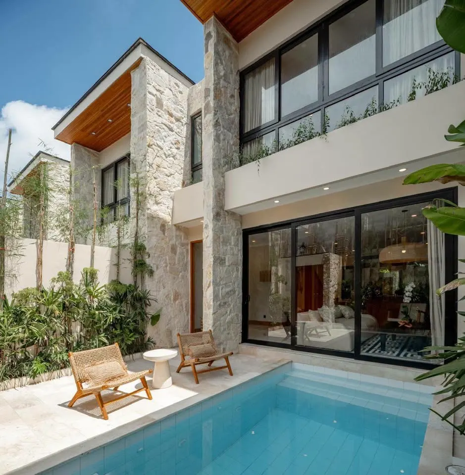 2 bedroom villa with private pool, 3 minutes from Balangan Beach