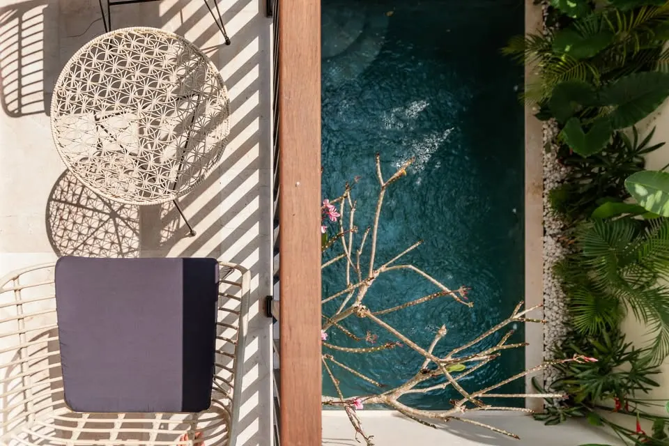 1 bedroom house with private pool, jungle views