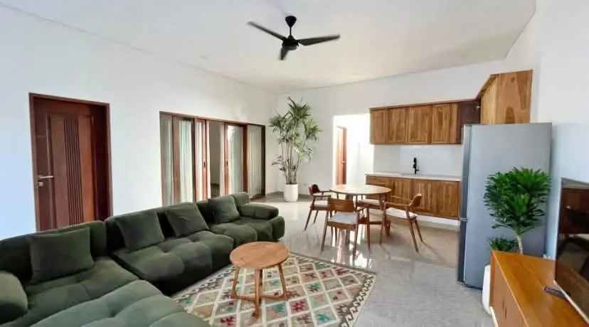 2 bedroom villa with private pool and ricefield views