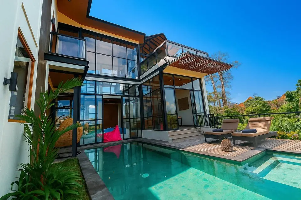 4 bedroom villa with private pool, near Nirvana Gym