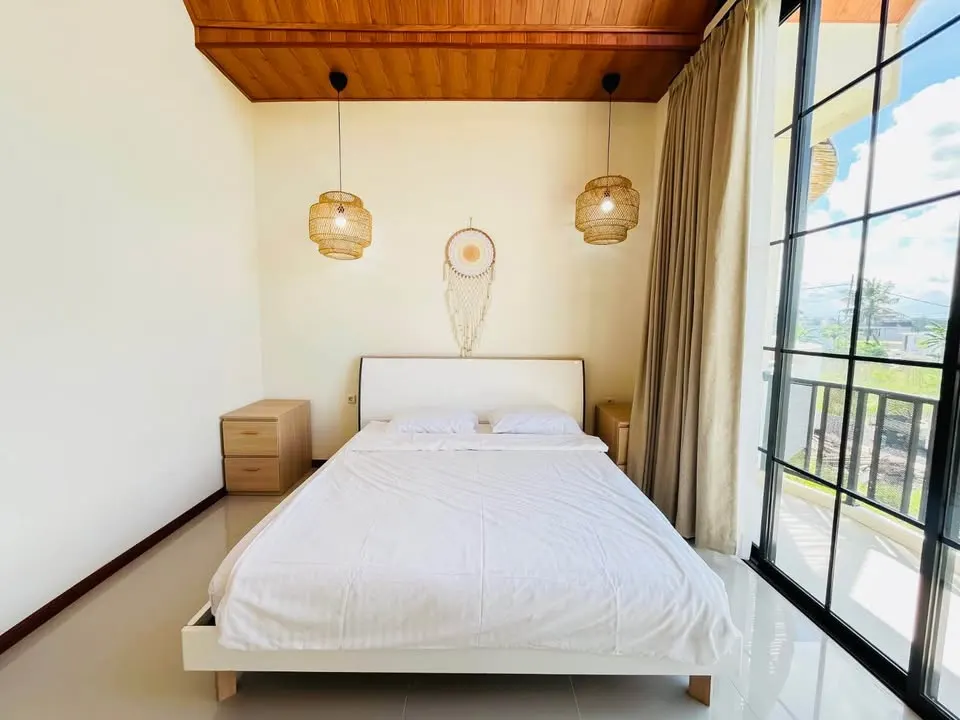 2 bedroom villa with private pool, rice field view