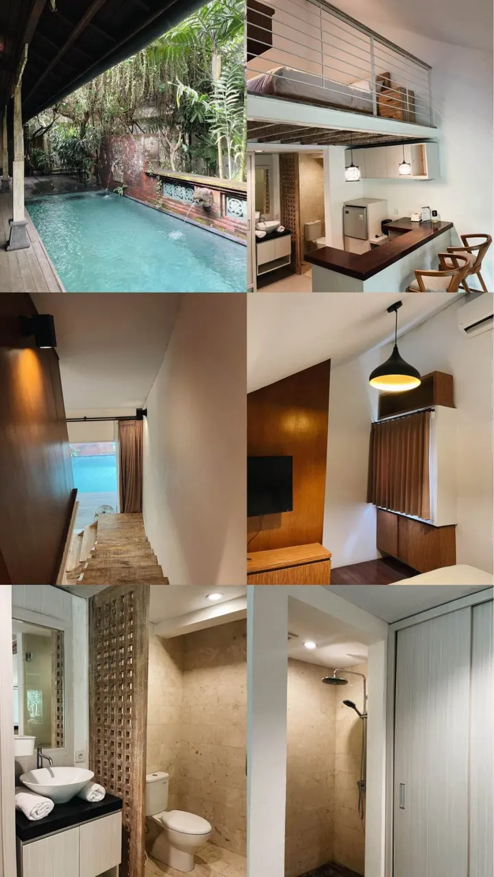 1 bedroom apartment with shared pool, near Ketewel Beach