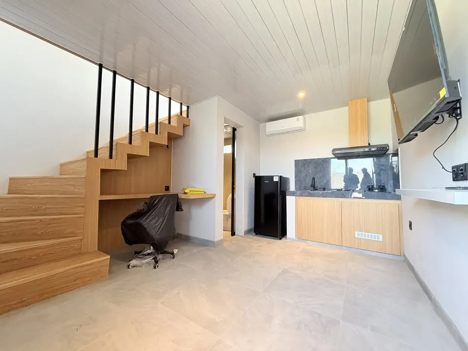 1 bedroom apartment with private balcony, ricefield view